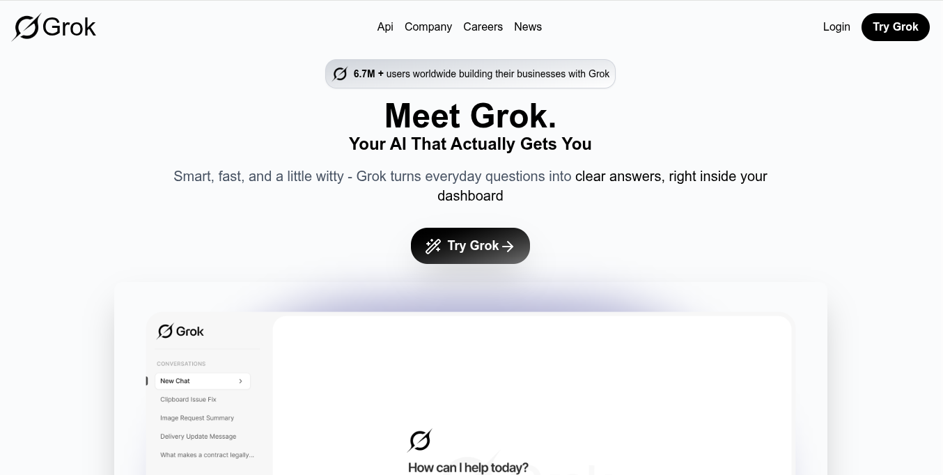 Grok hero
